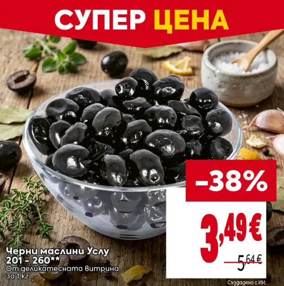 Черни маслини Услу 201-260